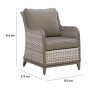Кресло плетеное с подушками Orlando TAG/75076