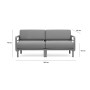 Диван пластиковый с подушками Maximo 2 003/2DIV/44.213