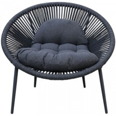 Кресло лаунж плетеное с подушкой Nancy 150/NANCY/AT Кресло лаунж плетеное с подушкой Nancy 150/NANCY/AT