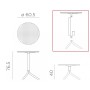 Стол пластиковый обеденный Step + Step Mini 003/4005600000