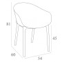 Кресло пластиковое Sky 234/102-9282