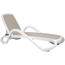 Шезлонг-лежак пластиковый Alfa 003/4041600124