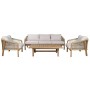 Кресло деревянное с подушками Rimini KD TAG/HUC25687KD/RIM/SINGLE/NO