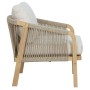 Кресло деревянное с подушками Rimini KD TAG/HUC25687KD/RIM/SINGLE/NO