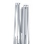 Зонт профессиональный двухкупольный 2.9х6 м Galaxia Dual V StarWhite 091/C3060DVWT6N