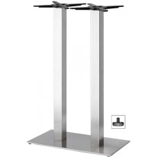 Подстолье двойное барное металлическое Tiffany 005/5083IS-AISI304