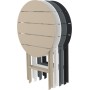 Стол пластиковый складной Helen Folding Table Ø60 234/294-1999