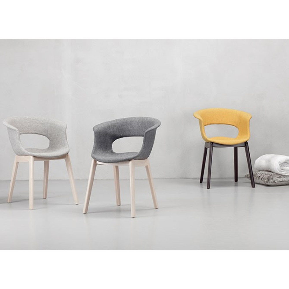 Кресло с обивкой Natural Miss B Pop 005/2802FNT325 Кресло с обивкой Natural Miss B Pop 005/2802FNT325