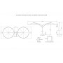 Зонт профессиональный двухкупольный Ø3.5х7 м Double Banana T 81-4050-35