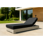 Шезлонг-лежак плетеный с матрасом Mantera RH/MANTERA/WHLUX/164