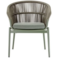 Кресло плетеное с подушкой Tropea 150/TROPEAARM/G