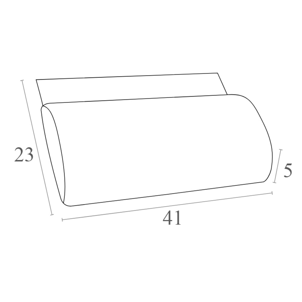 Подушка-подголовник для шезлонга Slim 234/148-9947