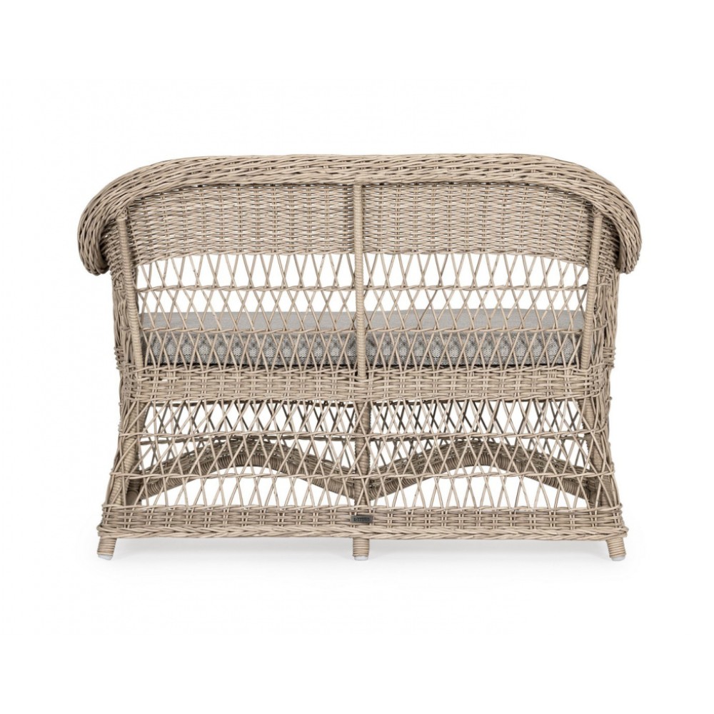 Диван плетеный с подушками Jupiter 0660340 Диван плетеный с подушками Jupiter 0660340