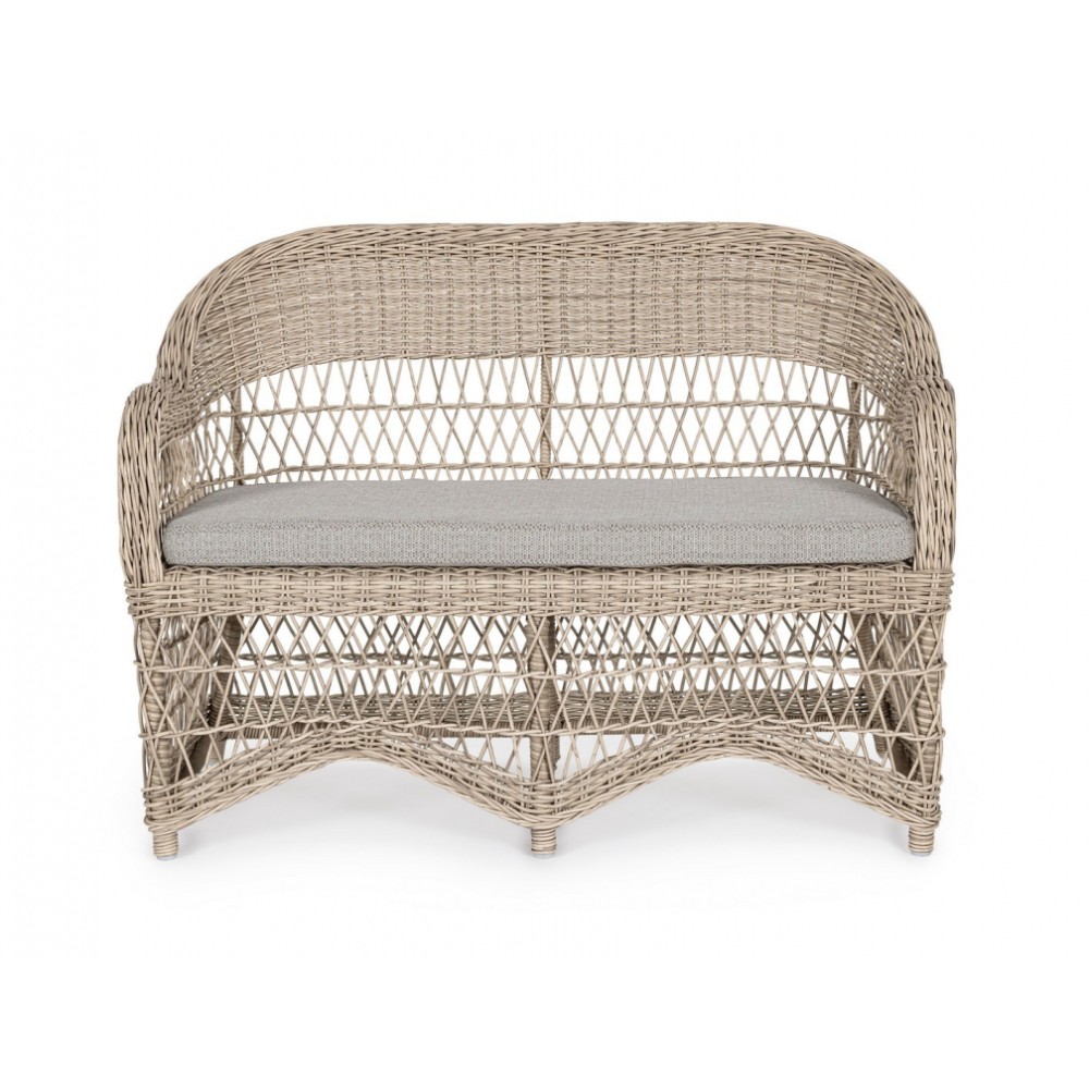 Диван плетеный с подушками Jupiter 0660340 Диван плетеный с подушками Jupiter 0660340