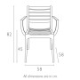Кресло пластиковое Artemis 234/011-6526