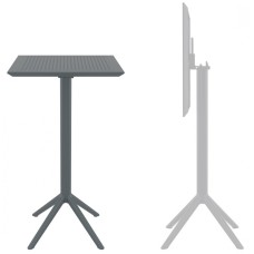 Стол пластиковый барный складной Sky Folding Bar Table 60 234/116-8582