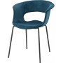 Кресло с обивкой Miss B Pop coated steel frame 005/2686VAM209