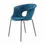 Кресло с обивкой Miss B Pop coated steel frame 005/2686VAM209