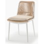 Стул плетеный с подушкой Como 150/COMOCHAIR/WH