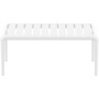 Столик пластиковый журнальный Paris Lounge Table 234/278-wh