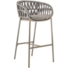 Кресло барное плетеное с подушкой Tahiti 150/TAHITIBAR/TAU