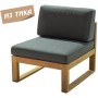 Модуль деревянный центральный Booka TAG/booka/sofa1seatermid