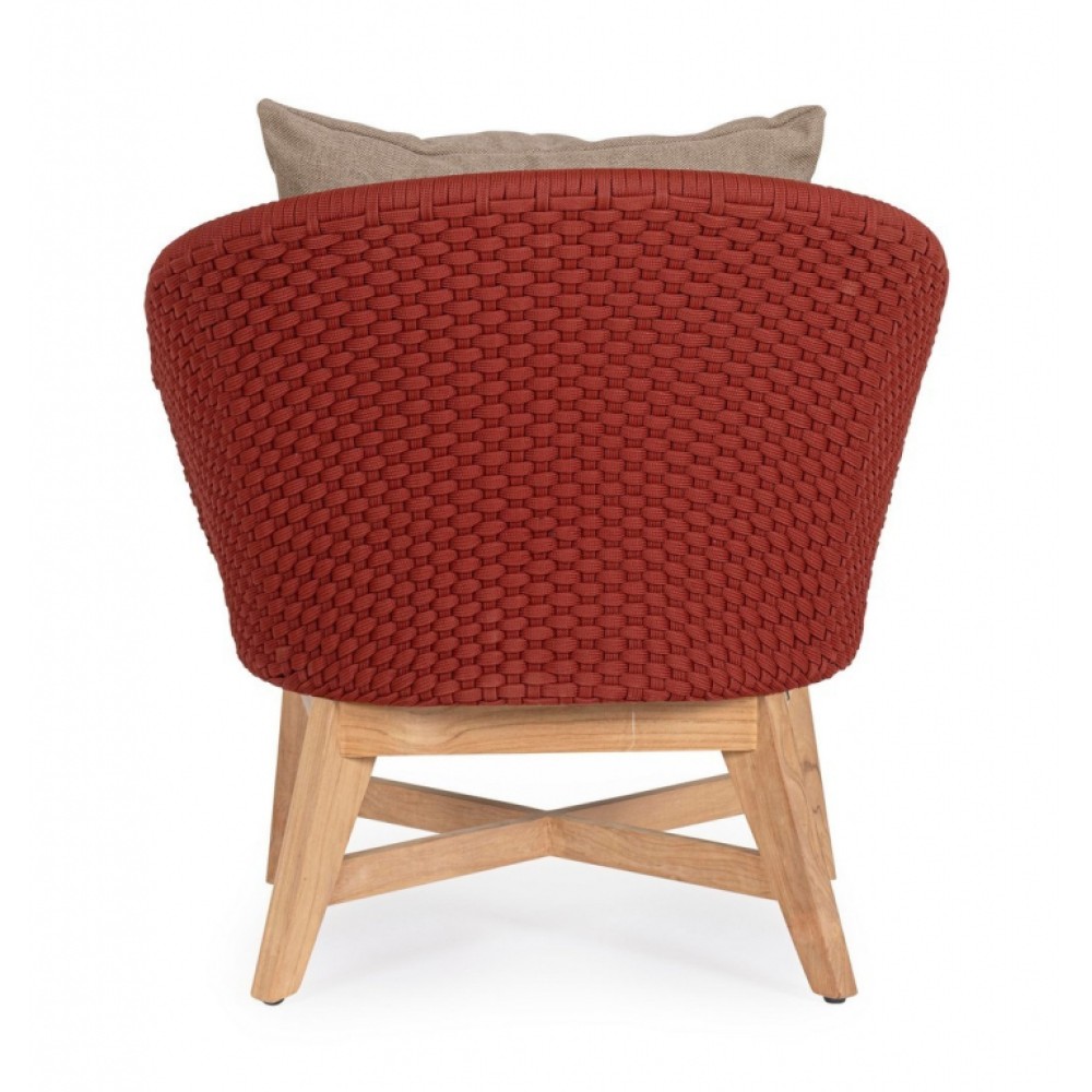 Кресло плетеное с подушкой Coachella 0804778 Кресло плетеное с подушкой Coachella 0804778