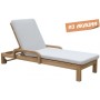Шезлонг деревянный с матрасом Rimini TAG/HUC26179