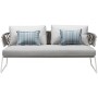 Диван плетеный с подушками Lisa Sofa Filo 005/2884ZLN84XH