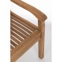 Скамейка деревянная трехместная Noemi Bench 0805996