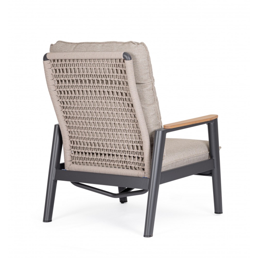 Кресло плетеное с подушками Miguel 0663657 Кресло плетеное с подушками Miguel 0663657