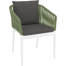 Кресло пластиковое с подушками Portofino 234/212-2170/DGDG
