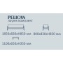 Комплект деревянной мебели Pelican TAG/RASF-168