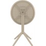 Стол пластиковый складной Sky Folding Table Ø60 234/121-0084