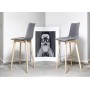 Стул барный с обивкой Natural Zebra Pop 005/2812FNT628