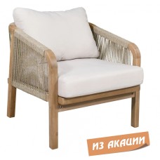 Кресло деревянное с подушками Ravona KD TAG/HUC25687KD/SINGLE