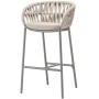 Кресло барное плетеное с подушкой Tahiti 150/TAHITIBAR/AT