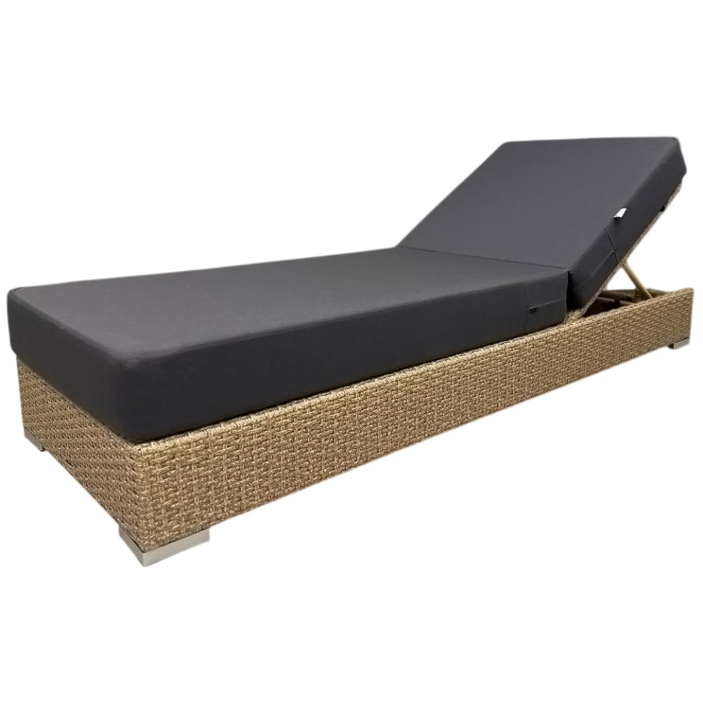 Шезлонг-лежак плетеный с матрасом Mantera RH/MANTERA/BELUX/164 Шезлонг-лежак плетеный с матрасом Mantera RH/MANTERA/BELUX/164