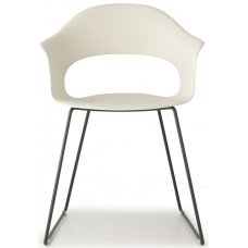 Кресло пластиковое Lady B sledge frame 005/2697VA11