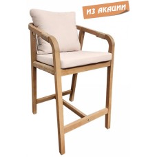 Кресло деревянное  полубарное с подушками Rimini KD TAG/HUC39107KD