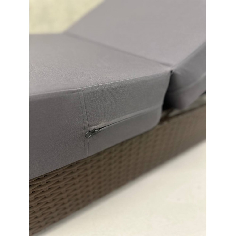 Шезлонг-лежак плетеный с матрасом Mantera RH/MANTERA/BRLUX/164 Шезлонг-лежак плетеный с матрасом Mantera RH/MANTERA/BRLUX/164