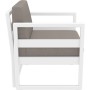 Кресло пластиковое с подушками Mykonos 234/131-8216/LB