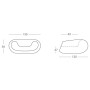 Кресло пластиковое Chubby Standard SL/SDWCH056FP