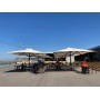 Зонт профессиональный телескопический 5х6 м Capri Dark 091/5060CATA1N