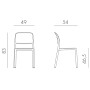 Стул пластиковый Riva Bistrot 003/4024702000