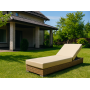 Шезлонг-лежак плетеный с матрасом Mantera RH/MANTERA/BELUX/115 Шезлонг-лежак плетеный с матрасом Mantera RH/MANTERA/BELUX/115