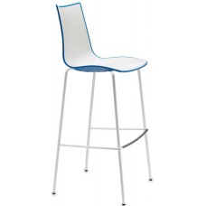 Стул барный пластиковый Zebra Bicolore 005/2560VB213
