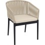 Кресло пластиковое с подушками Portofino 234/212-2224/BEBE