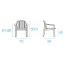Кресло деревянное Twins STL/6041/41-82