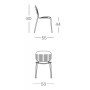 Стул металлический Si-Si Barcode 005/2508ZE
